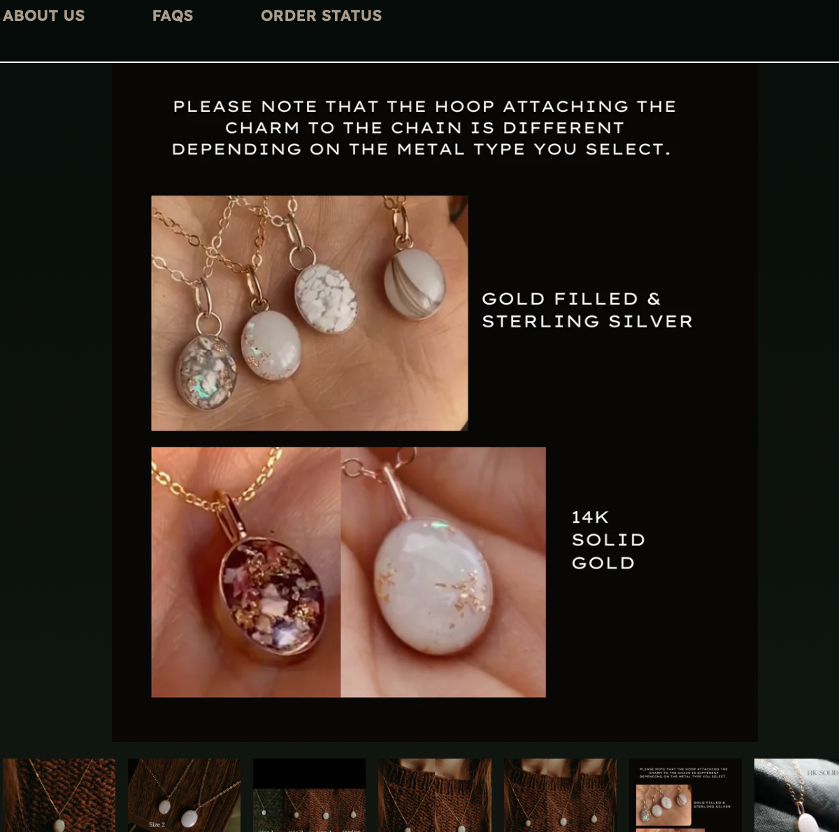 Circle Charm Necklace