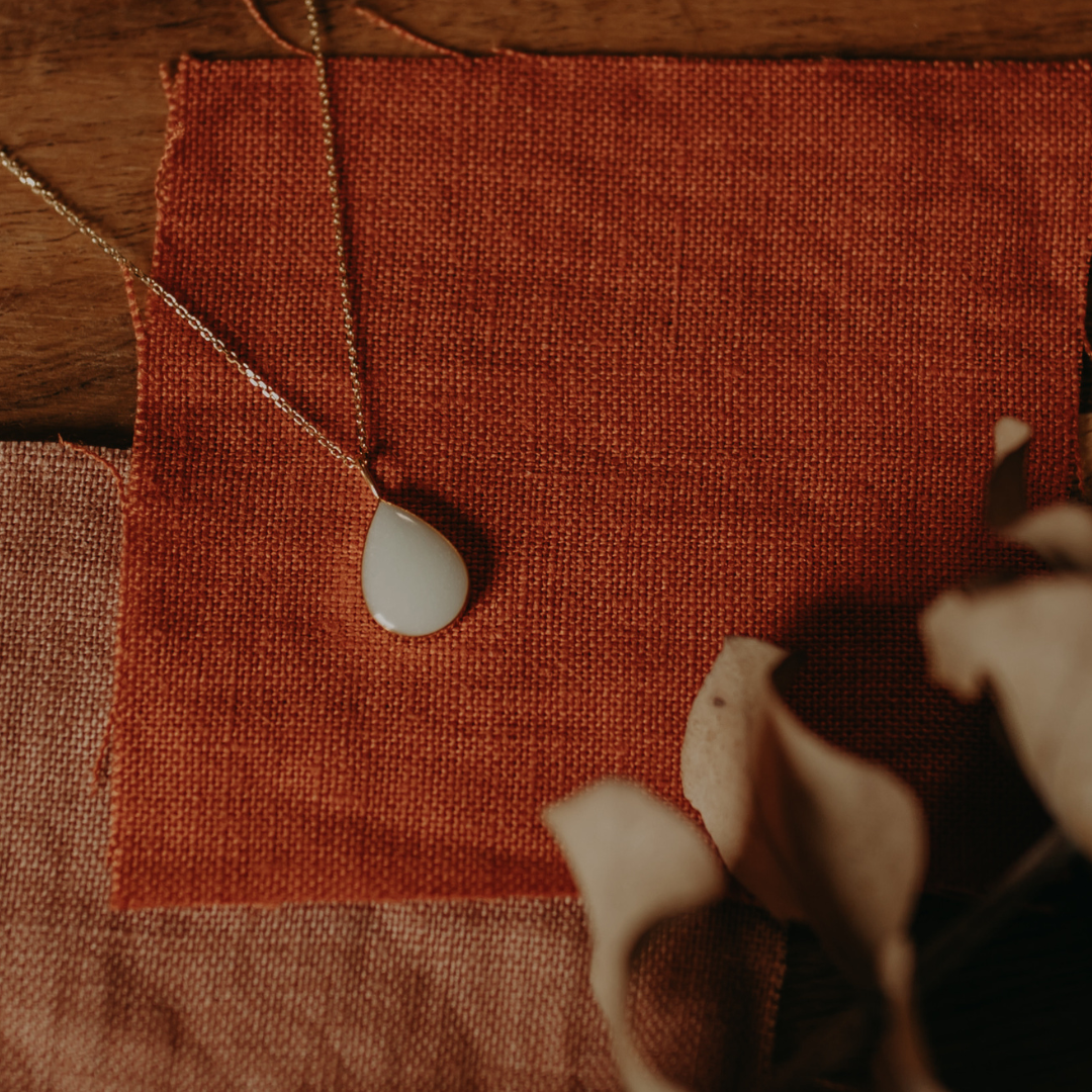 Teardrop Charm Necklace