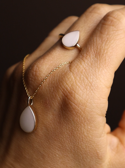 Teardrop Charm Necklace
