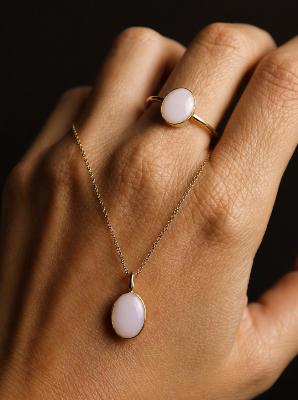 SET OVAL | Ring + Necklace