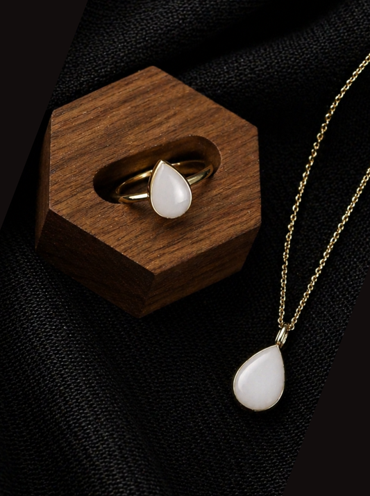 SET Teardrop | Ring + Necklace