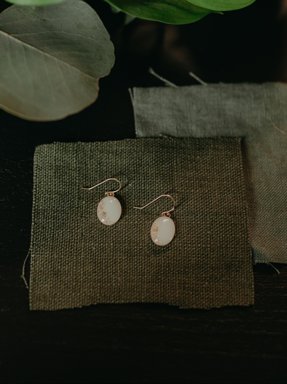 Oval Dangle Earrings