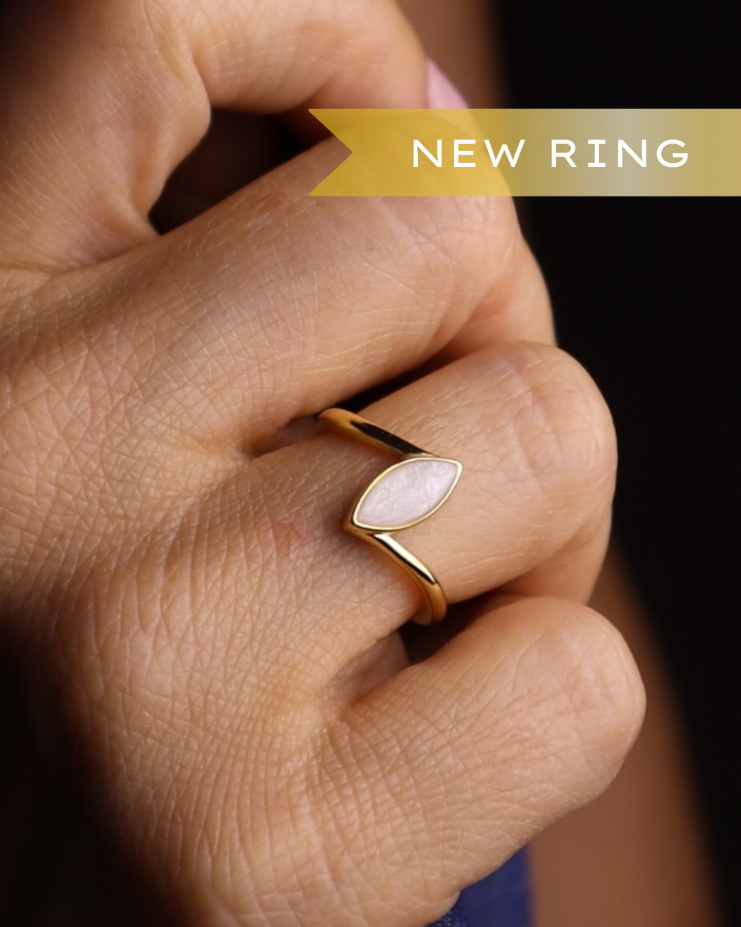 Navette Ring